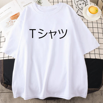 Anime My Hero Academia Miduku Izuku Print Women's Short Sleeve Breathable Round Neck Casual Tops Women's T-shirt Clothing Y2K