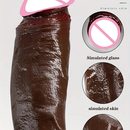Super Long Skin Dildo Silicone Penis Realistic Cock For Women Masturbator Makeup Penetration Anal Strapon Dick Adults Sex Toys