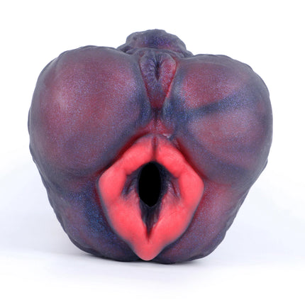 ELKKOST Red Fantasy Silicone Realistic Vaginal Stroker Male Masturbator Pocket Pussy Reusable Onahole Sex Toys For Men
