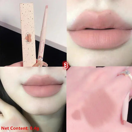 1Pc Nude Light Sweet Soft Matte Lip Liner Pencil Long-Lasting Resistant To Fading And Makeup Removal Shapes The Lip