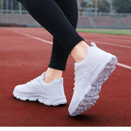 New Sneakers Women Casual Shoes Fashion Breathable Walking Mesh Flat Shoes Women 2024 Tenis Feminino White Ladies sports Shoes
