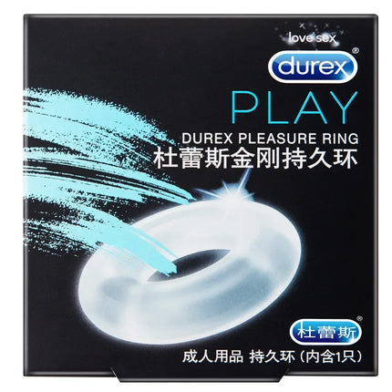 Durex Penis Ring Reusable Silicone Men Penis Enlargement Bdsm Bondage Lock Delay Ejaculation Sex Toy Erotic Products Adult Games