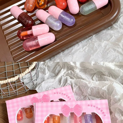 SHAQINUO Lip Gloss Set, Long-Lasting, Pigmented, Hydrating & Moisturizing with Mirror-Like Shine and Glitter, Perfect for Gifts