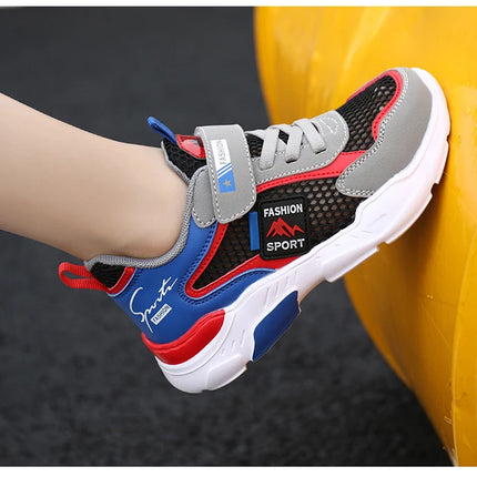 Single Net Children's Shoes Boys Sneakers Summer Breathable Non-slip Surface Girls Casual Tennis Sports Running Outdoor Shoes