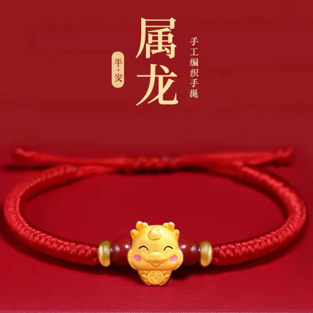 12 Constellation Zodiac Sign Charm Braided Bracelets Men Women Classics Red Rope Bracelet & Bangle Birthday Gift Party Jewelry