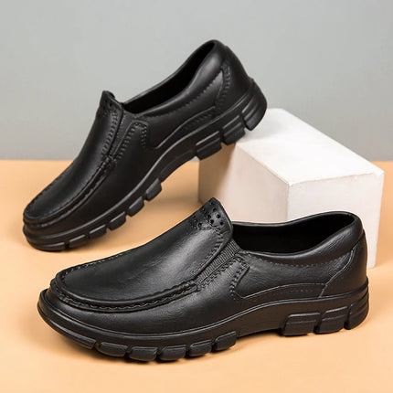 Hotel Kitchen Non-slip Oil-resistant Chef's Shoes Casual Flat Work Safe Men's Shoes Breathable Comfortable Slip on Plus Size 48