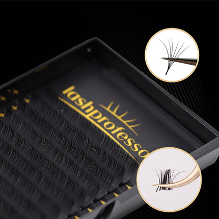 Lashprofessor 16Rows Individual De Cils Lash Trays 5-20mm Silk Classic Lashes Professional Salon Use Cashmere Eyelash Extensions