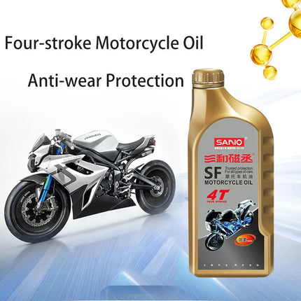 SANVO motorcycle oil 4T 15w40 for Motorcycle Engine Maintenance and Care motorcycle lubricant 0.9L