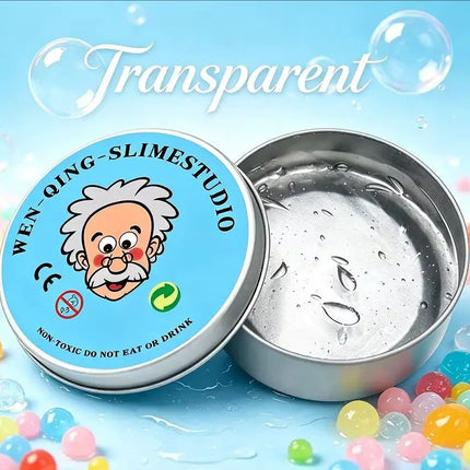 New Stress Relief Toys Old Man Liquid Squishy Transparent Crystal Slime Fluffy Foam Putty Gift Safe Bouncy Stretchy Color Slime
