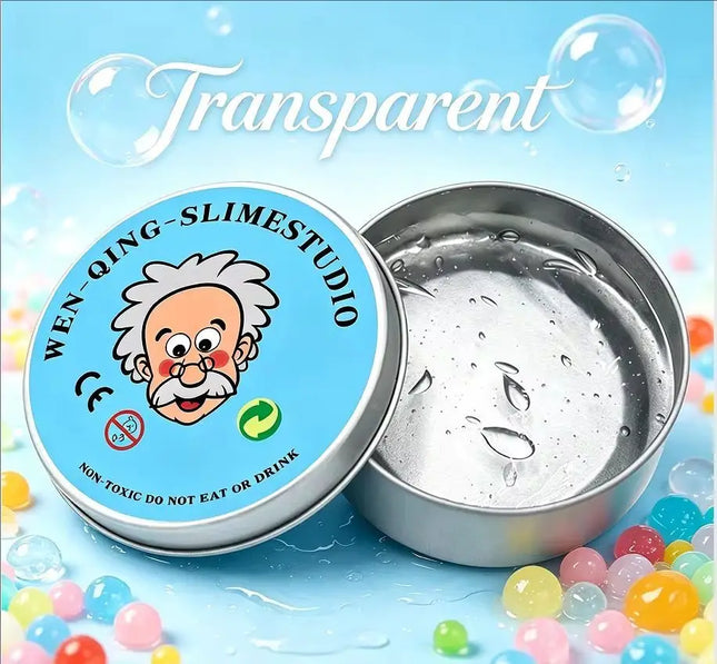 New Stress Relief Toys Old Man Liquid Squishy Transparent Crystal Slime Fluffy Foam Putty Gift Safe Bouncy Stretchy Color Slime