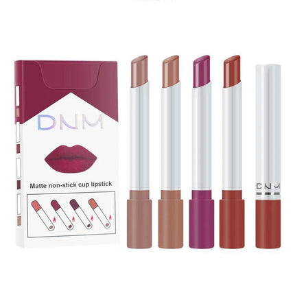 4Pcs/set Makeup Lipstick Korean Cosmetics Sexy Lipstick Set Lip Tint Lip Gloss Waterproof Maquillaje Matte Long Lasting Make Up