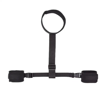Adult Bedroom Fetish Gear Women Nylon Collar 3 Piece Adjustable Bondage Restraint Set for Couple Intimacy