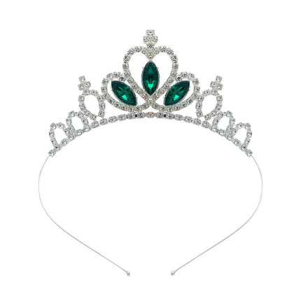 Kids Rhinestone Tiara Princess Headband for Girls Birthday Accessories Bridal Crystal Crown Tiara Wedding Hair Jewelry