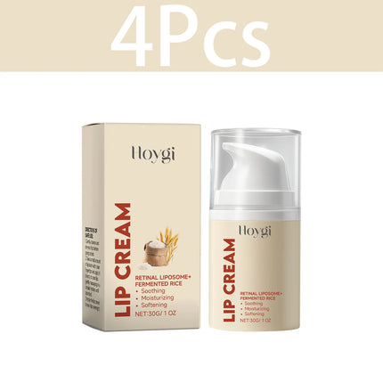 HOYGI Lip Cream Lasting Nourishment Moisturizing Repair Dry Cracked Lip Balm Deep Hydration Soothing Gentle Lips Treatment Serum