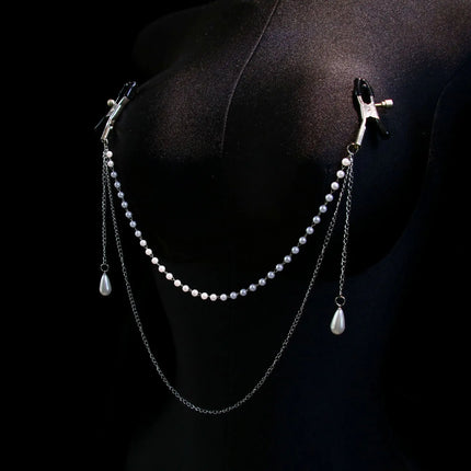 Pearl Tassel Nipple Clamps 5 Styles To Choose From Chest Bondage BDSM Training Adult Games Nipple Rings Fetish Adult Sex Toys