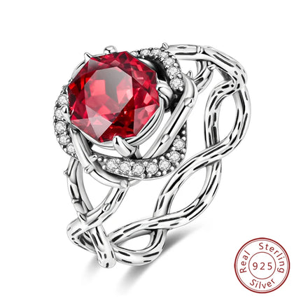 Fashion Original Luminous Firefly Rings 100% 925 Silver Eternal Heart-Shaped Zircon Rings Fine Wedding Engagement Jewelry Gifts