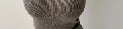 Korean Sle Knitted Vest Women's Base Layer Tank Top Svel f High Collar Spring Autumn Winter Inner And Outer Wear