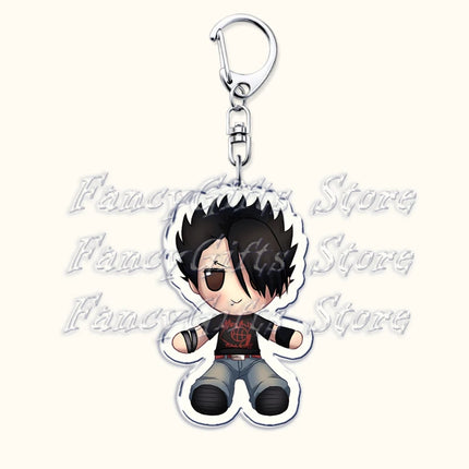Tokio Hotel Band Chibis Keychains for Accessories Bag I Love Bill Tom Kaulitz Georg Listing Keyrings Jewelry Friends Fans Gifts