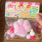 pink white-plush