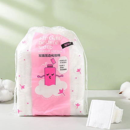 50/100/220Pcs High Quality Disposable Cotton Pad Cosmetic Makeup Remover Cotton Pads Face Cleaning Dissolves And Removes Makeup