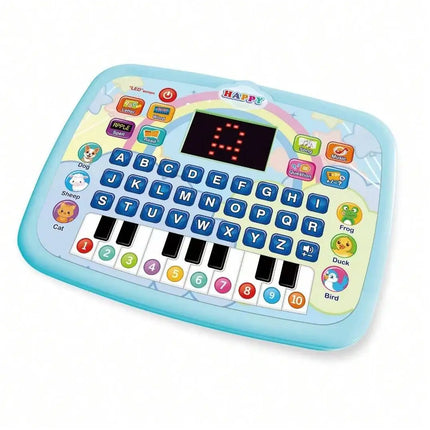 Kids Tablet Toddler Learning Pad with Teach Alphabet Numbers Word Music Math，Early Development Interactive Toy for Boys & Girls