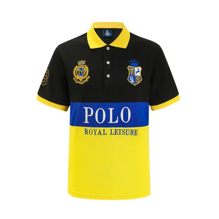 New Oversized Men's Polo Shirt Classic Great Designers Royal Leisure Button Collar T-shirt Golf Plus Size XS-7XL Male Clothing