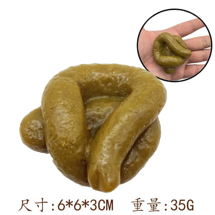 Creative Poop Toy Simulation Stool Soft Rubber Decompression Squeeze Prank Gift For April Fools Stress Relief