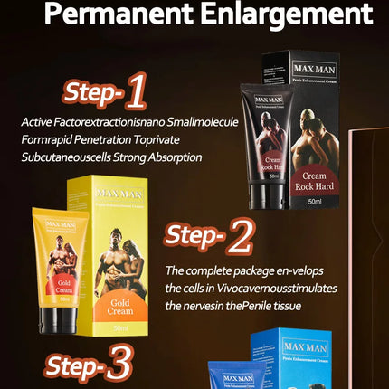 Men Penile Enlargement Gel Increase Size Erection Thickening Thickening Paste Extract Men Extension Agent Growth essential Cream