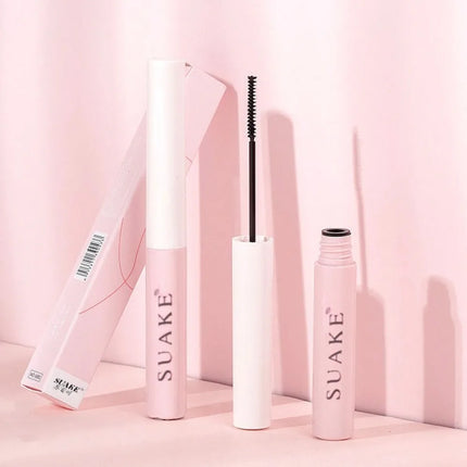 Black Brown Mascara Slim Brush Head Long Curled Eyelash Lift Cream Not Easy To Smudge Lashes Lengthening Pigment Big Eyes Makeup