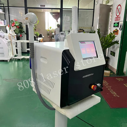 New system 808nm Diode Painless Permanent Hair Removal With Q Switch Nd Yag Laser Tatto Eyebrow Spot Removal Machine