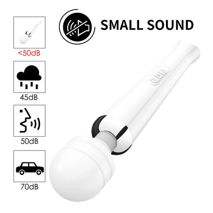 Powerful Magic Wand Vibrator for Women, Large AV Body Massager, G-Spot Clitoris Stimulator, USB Charging Adult Sex Toys for Women