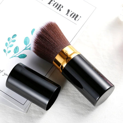 1pcs makeup tools  Powder/Blush Brushes Retractable Single Soft Loose Powder Blush Brush Portable Beauty Cosmetic Tool