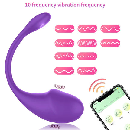 Wireless Female Dildo Vibrator Egg Women APP Control Clitoris Stimulator Wearable G-Spot Egg Adult Supplies Sex Toys for Couples