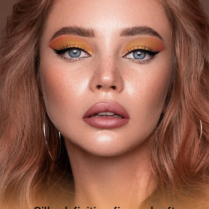 Double Head Black Lip Liner&Brush Pen Mist Matte Velvet Contour Tint Lipstick Pencil Long Lasting Nude Brown Natural Lip Makeup
