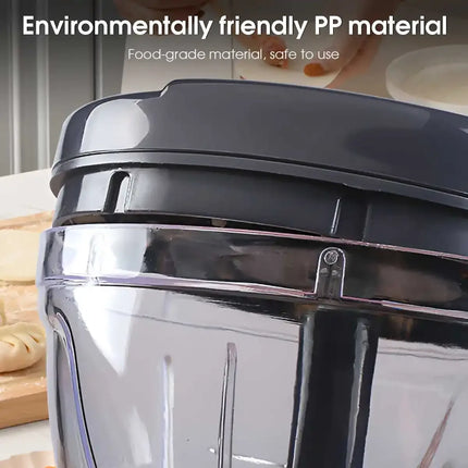 1000ml Manual Food Chopper Hand Pull String Vegetable Cutter Onions Garlic Chopper Fruits Herbs Nuts Kitchen Food Processor