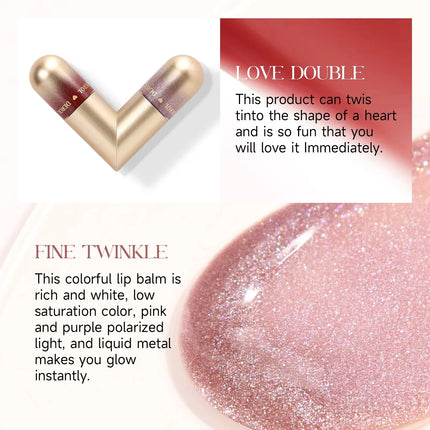 Hydrating Plumping High-Shine Lip Oil Mirror Gloss for Moisturized Luscious Lips Long-Lasting Comfortable Wear Lip Care