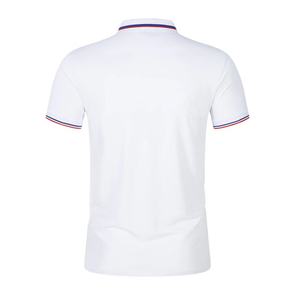 Embroidered LONSDALE New Summer Polo Shirt Men Hot High Quality Men's Short Sleeve Top Business Casual Polo-shirt for Men