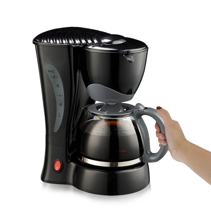 PANCERKA Modern Programmable Semi-Automatic Drip Coffee Maker 4 Cup Plastic Electric Self-Cleaning for Household Commercial Use