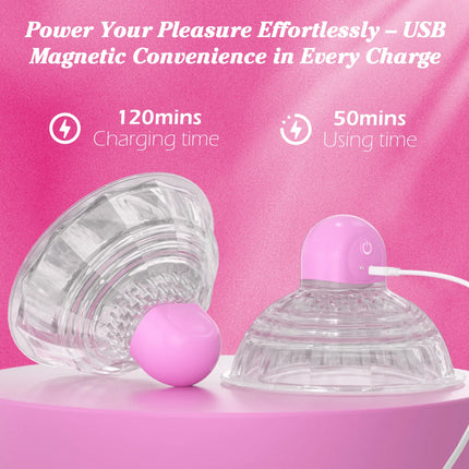 Remote Control Vibrating Nipple Sucker Vibrator for Women Breast Massage Stimulator Nipple Cover BDSM Adult Sex Toys for Couples
