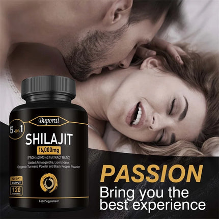 Himalaya Shilajit Capsule Original High in Trace Minerals for Energy,Muscle Strength&Immunity, Endurance for Adult