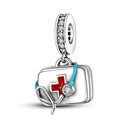 Charms Plata De Ley 925 Red Color Series Charm Red Elephant Animal Fruit Beads of Original Fits Women Anniversary Jewelry Charms