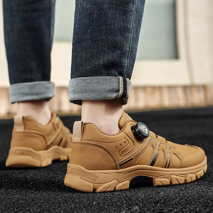 Spring and Autumn Style Driving Business Large Size British Style Comfortable Work Non-Slip Wear-Resistant Casual Shoes Korean Style Trendy Elastic Men's Shoes