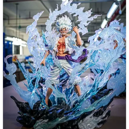 100%Genuine One Piece Anime Figures Gear Fourth Luffy Figures 30cm Pvc Model Desk Ornament Statue Collection  Gifts In Stock