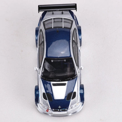 MJ MODEL 1:64 M3 E46 GTR Alloy Model Car can open the hood