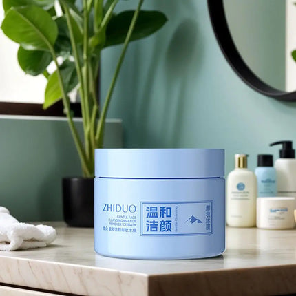 Makeup Remover Disposable Portable Gentle Cleansing Makeup Remover Ice Mask Facial Eye & Lip Cleansing Makeup Remover Wipes