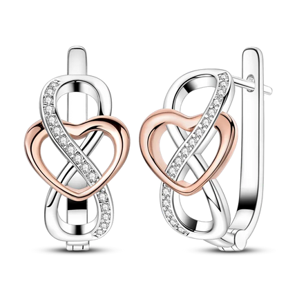 925 Sterling Silver Earrings Women 2025 Jewelry Hoop Ear Studs Sparkling Pave Earring Wedding Gift For Anniversary
