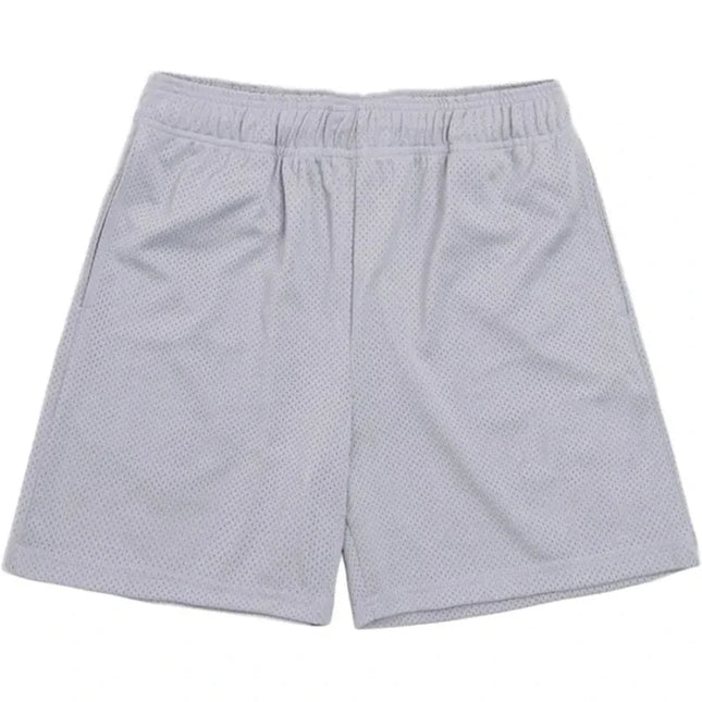 2026 Summer Mesh New Muscle Fitness Quick Drying Breathable Shorts Casual Sports Solid Color No Logo Basketball Shorts