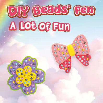 Handmade Bead Painting Children DIY Toy Ballpoint Pen Painting Set Cartoon Princess Stickers Educational Toys