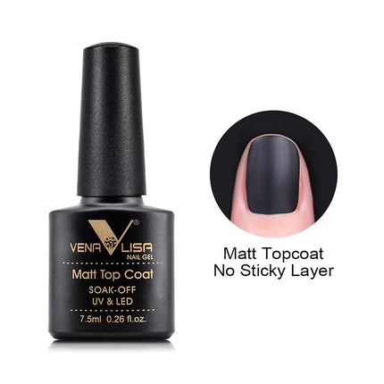 Venalisa Nail Gel Polish Semi Permanent Salon Quality TPO Free Glitter 7.5ml Soak off UV LED Nail Gel Varnish