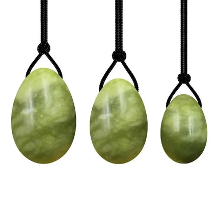 Natural Jade Egg Vaginal Balls Yoni Egg Set Yoni Wand Vaginal Tightening Massage Ball Kegel Balls Vagina Muscle Kegel Exerciser